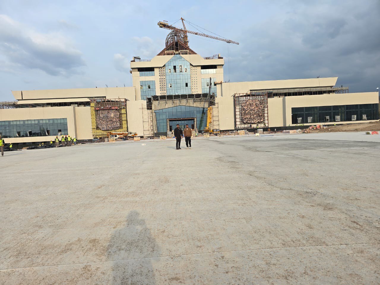 White House of Kyrgyzstan — façade nearing completion