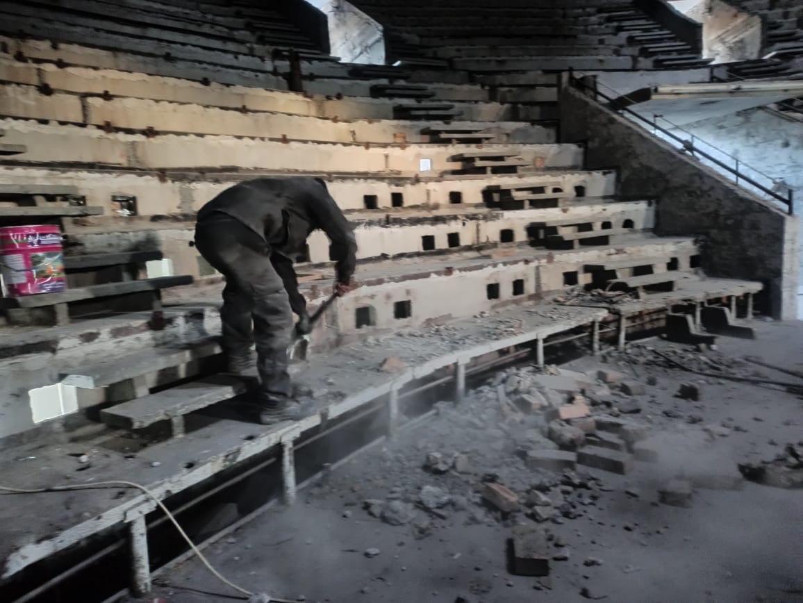 Bishkek Circus — interior restoration underway